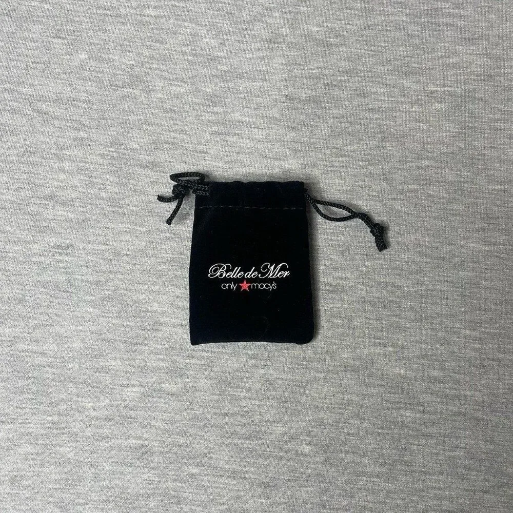 Macy’s Belle de Mer Small Velour Gift Pouch Bag 3”x 2.5”